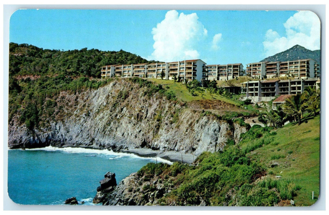 c1950's Impressive View of Life of Sea Manzanillo Colima Mexico Postcard