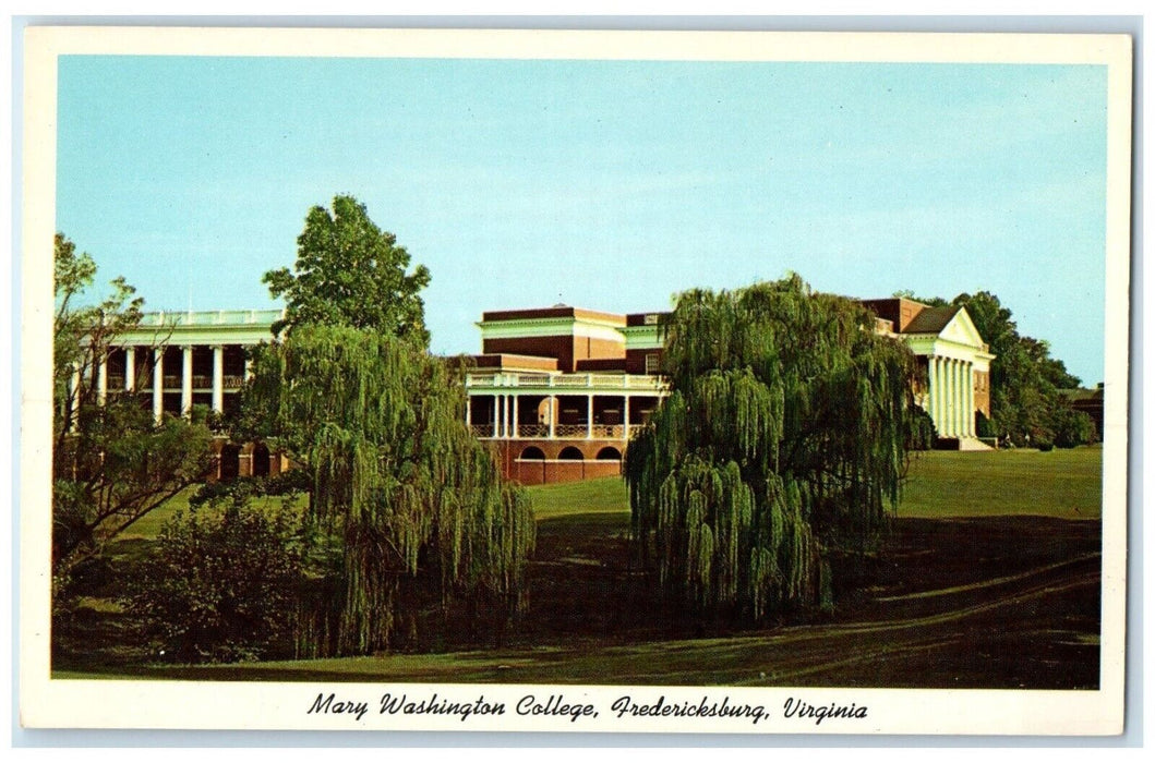 c1950's Mary Washington College Fredericksburg Virginia VA Vintage Postcard