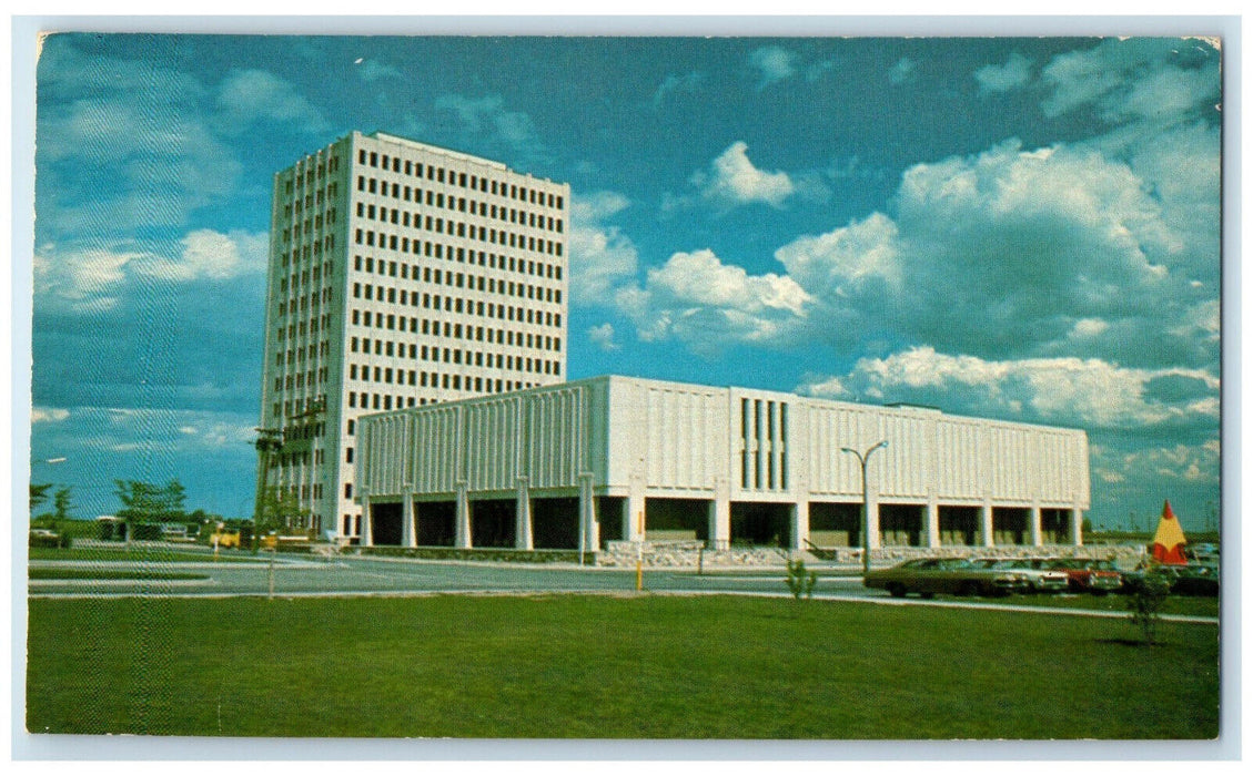 c1950's Education Building University of Calgary Alberta Canada Postcard