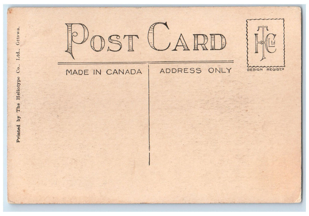 c1940's City Hall Medicine Hat Alberta Canada Vintage Unposted Postcard
