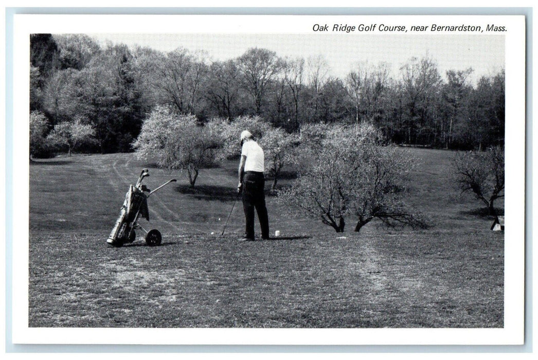 c1940 Playing Oak Ridge Golf Course Bernardston Massachusetts Unposted Postcard