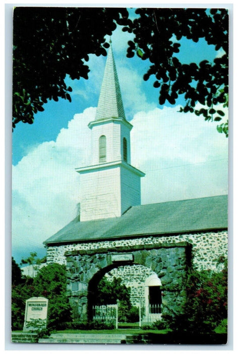 c1960's Mokuaikaua Church Entrance Kailua Kona Hawaii HI Vintage Postcard