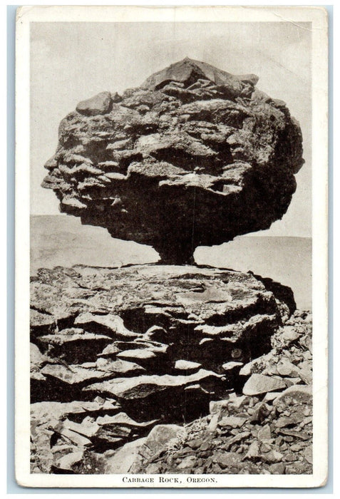c1910's View Of Cabbage Rock Oregon OR Unposted Antique Postcard