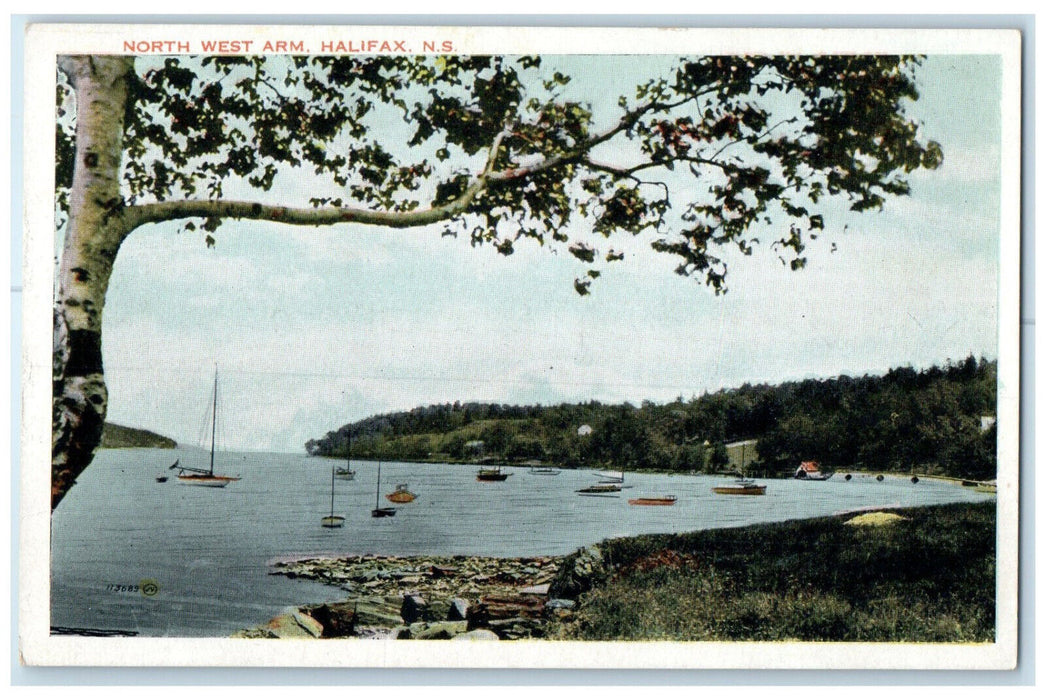 c1920's North West Arm Halifax Nova Scotia Canada Antique Unposted Postcard