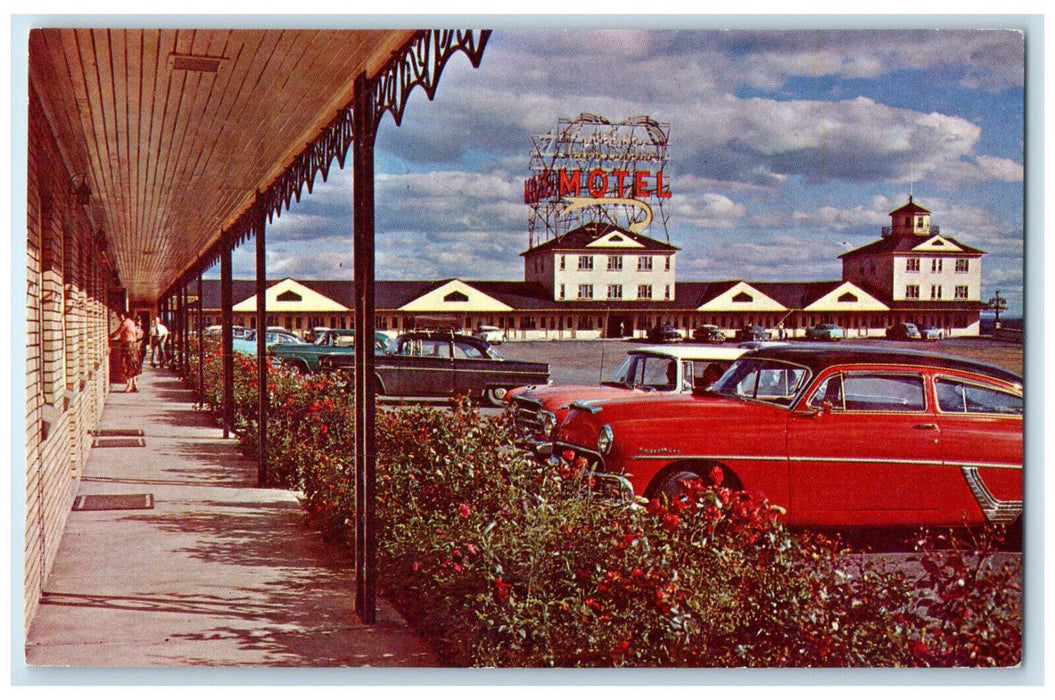 c1960's Motel Auberge Du Blvd Laurier Inc Quebec Bridge Quebec Canada Postcard