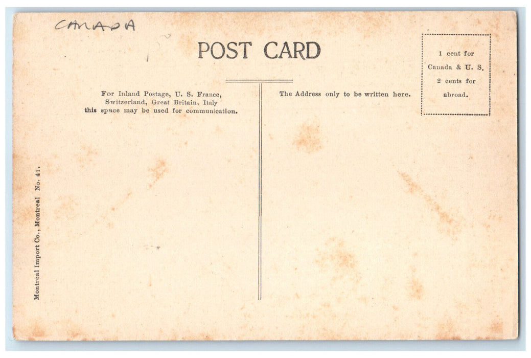 c1910 View of Bake Oven Used in Province of Quebec Canada Antique Postcard