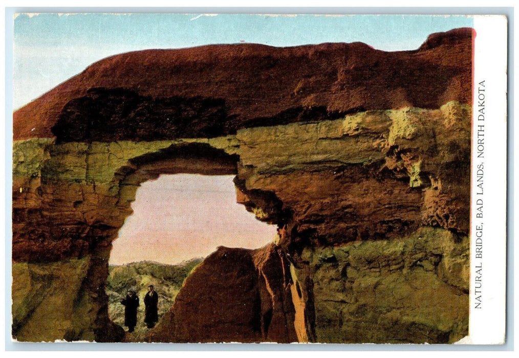 c1910's Natural Bridge Bad Lands North Dakota ND Unposted Antique Postcard