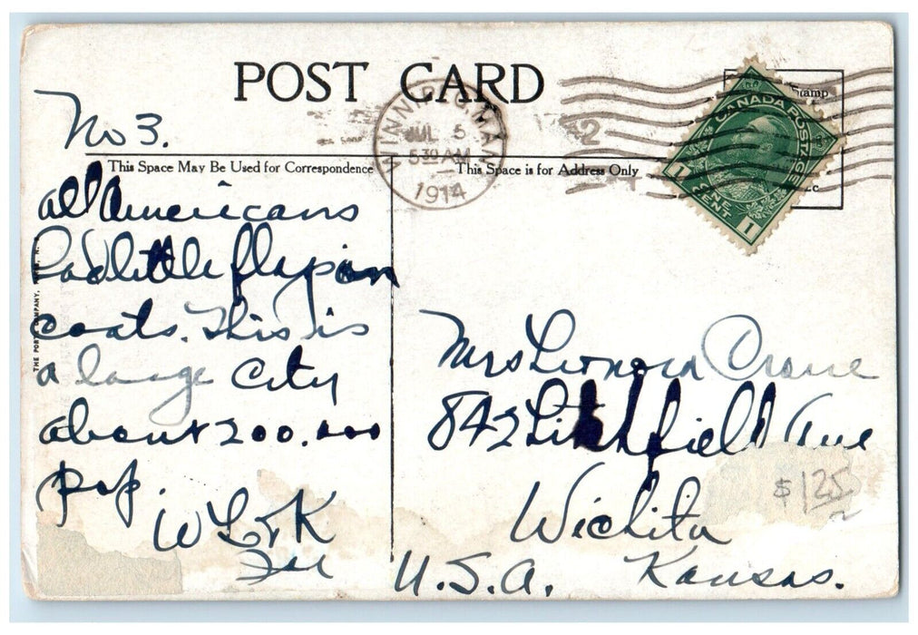 1914 View Of Belle Of The Bad Lands North Dakota ND Posted Antique Postcard