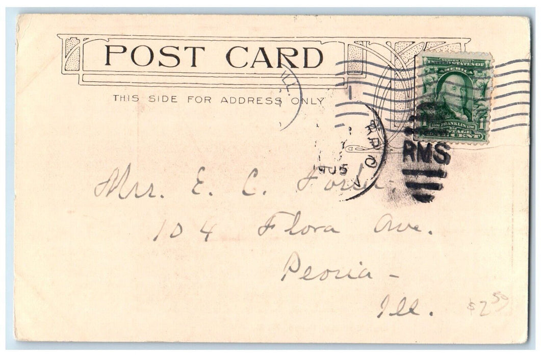 c1905 Fargo College Building Campus Fargo North Dakota ND Antique Postcard