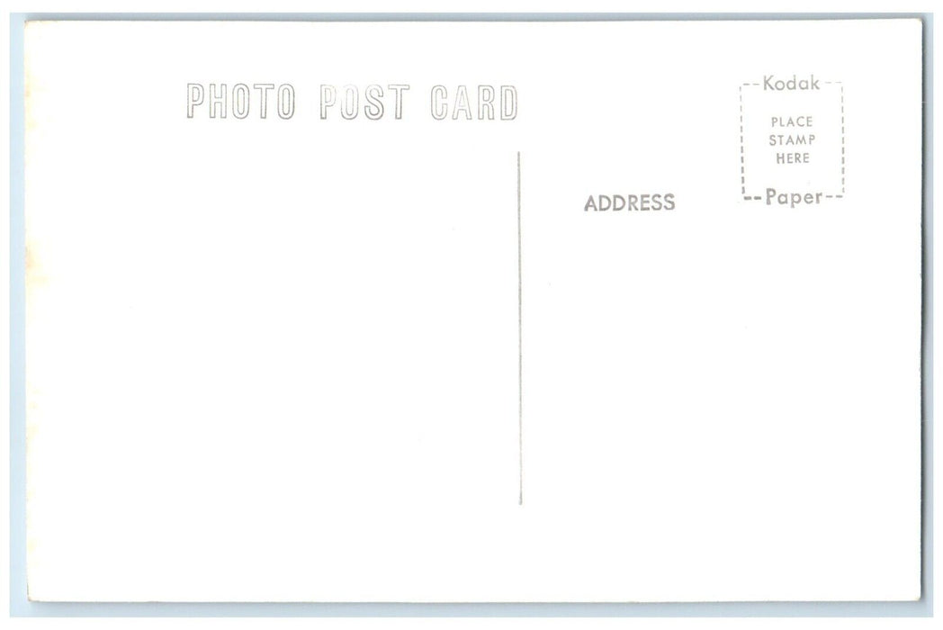 The Waffle Shop Motel Interior North Conway New Hampshire NH RPPC Photo Postcard