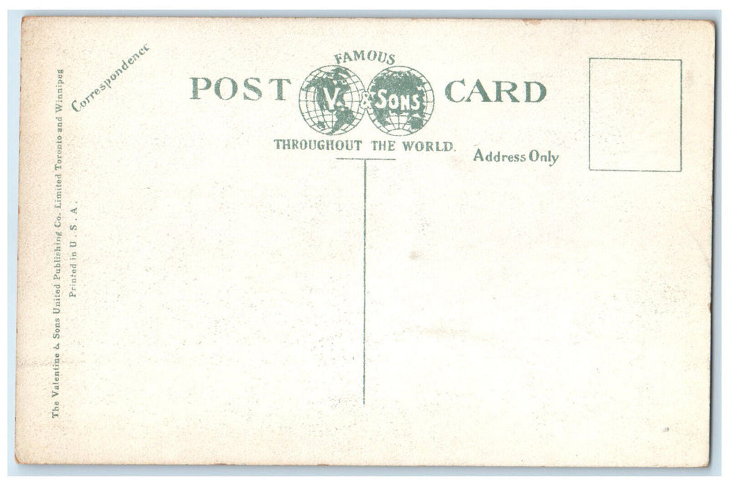 c1910 View from Harbor Port Arthur Ontario Canada Unposted Postcard
