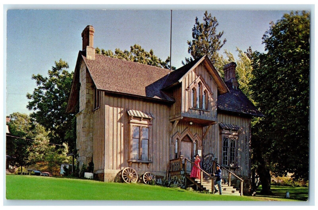 c1960 Historical Building 15th Garrison Streets Exterior Dalles Oregon Postcard
