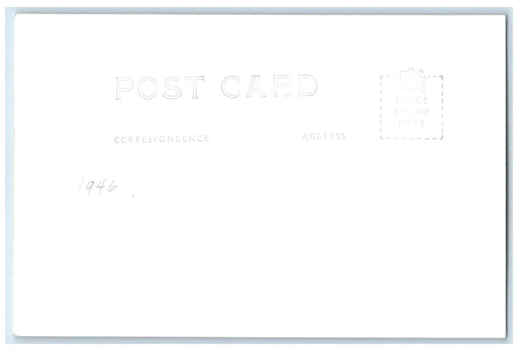 Lounge At Tamarack Lodge Fireplace Twin Lakes California CA RPPC Photo Postcard