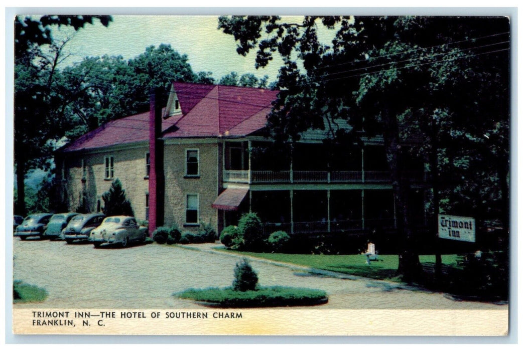 c1960 Exterior View Trimont Inn Franklin South Carolina Antique Vintage Postcard