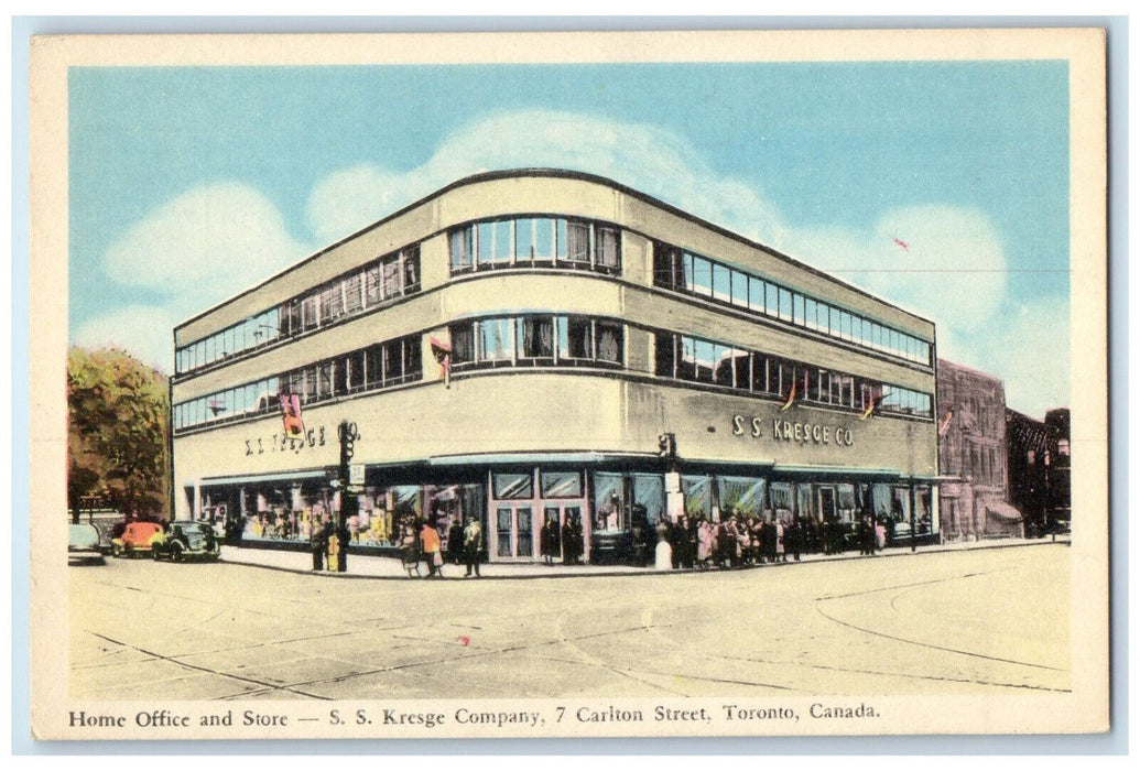 c1920's Home Office Store S.S. Krege Company Toronto Ontario Canada Postcard