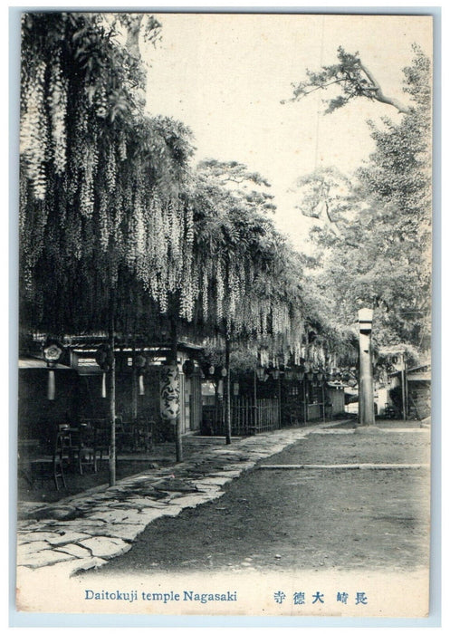 c1940's View of Daitokuji Temple Nagasaki Japan Unposted Antique Postcard