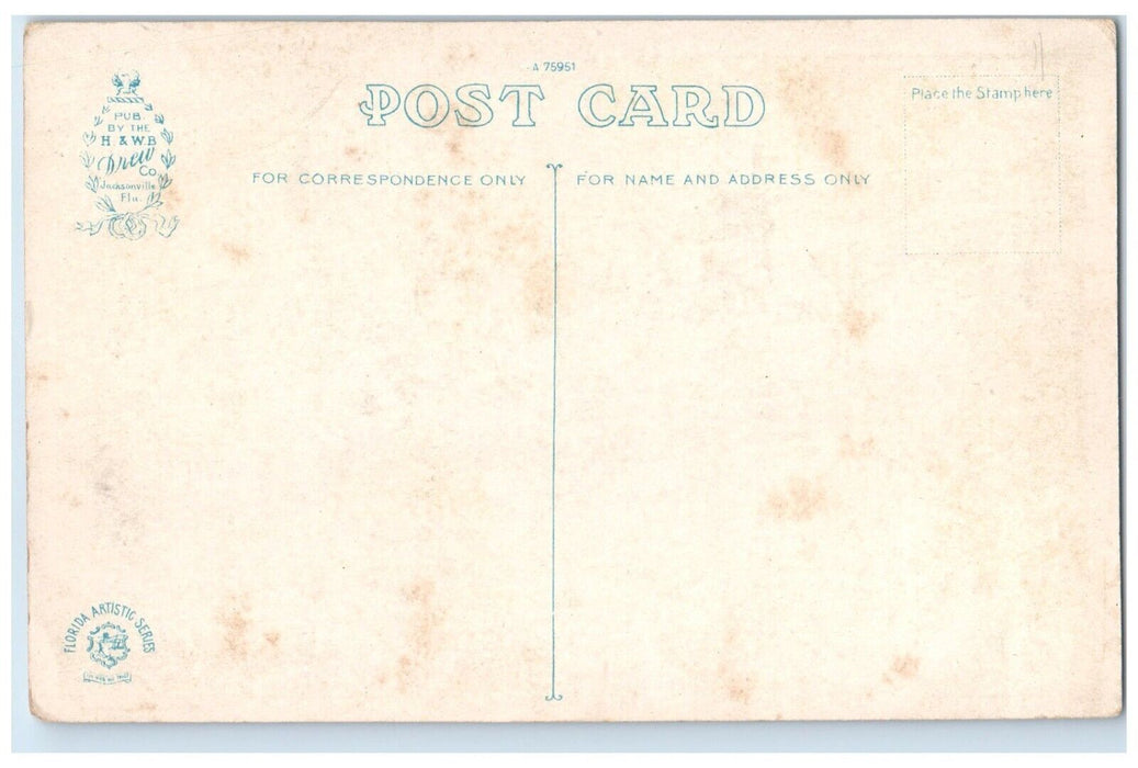 c1920 Exterior View Beach Club Building Palm Beach Florida FL Unposted Postcard