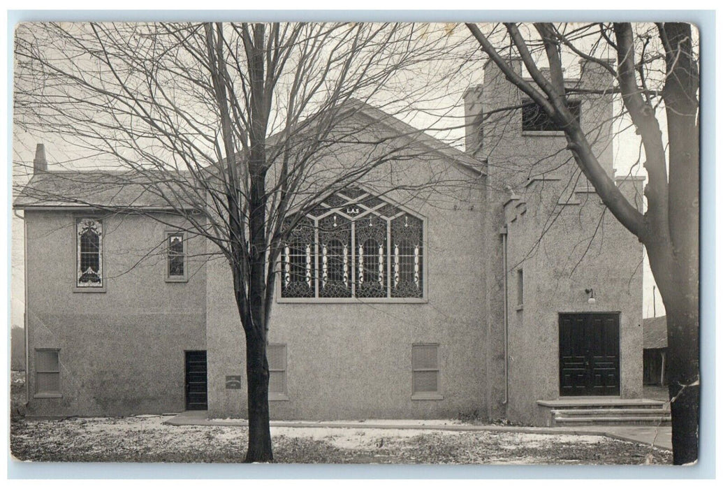 1948 Congregational Church North Adams Massachusetts MA RPPC Photo Postcard