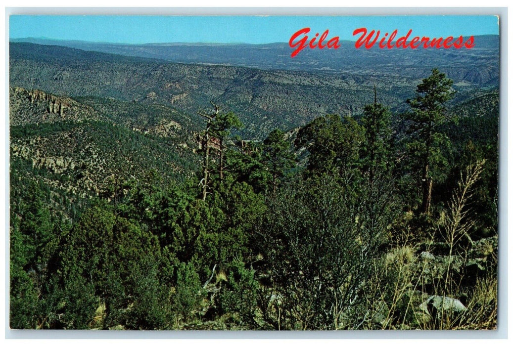 c1960 Birds Eye View Gila Wilderness Silver City New Mexico NM Unposted Postcard