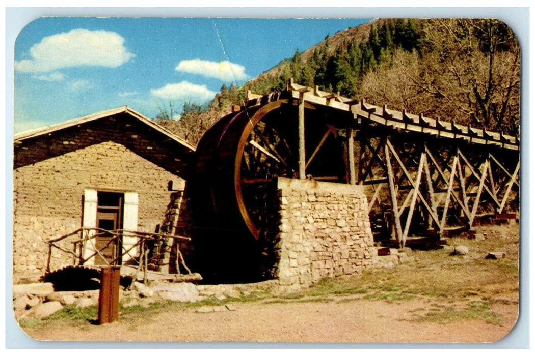 1960 Old Dowlin Mill Ruidoso New Mexico NM Unposted Natural Color Cards Postcard