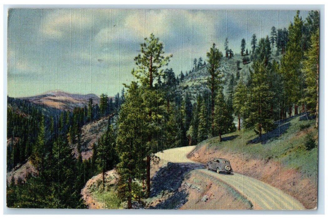 1944 Pecos River Drive Mountain Drives Classic Cars Williams Arizona AZ Postcard