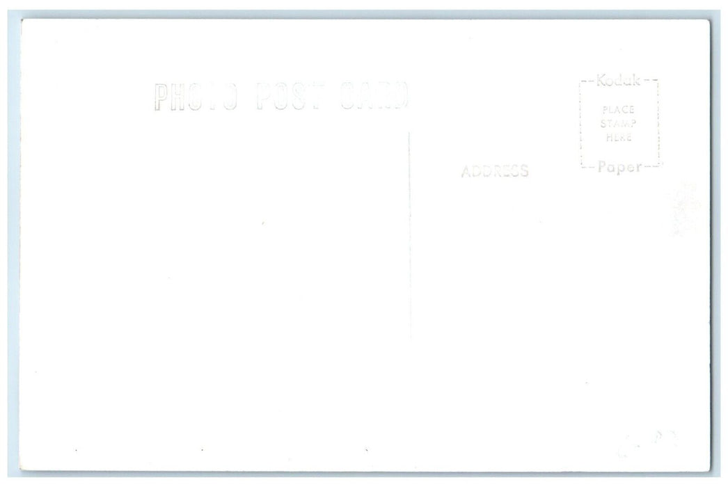 1963 C&NW Dakota City Iowa IA Railroad Train Depot Station RPPC Photo Postcard
