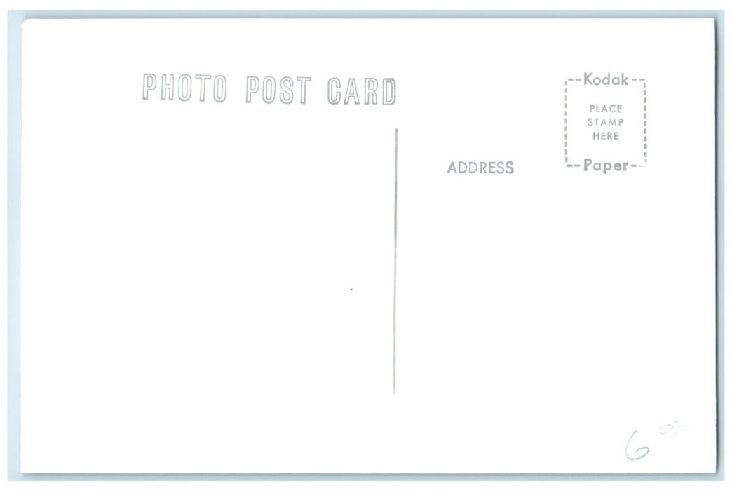 1968 Wabash Blanchard Iowa IA Railroad Train Depot Station RPPC Photo Postcard