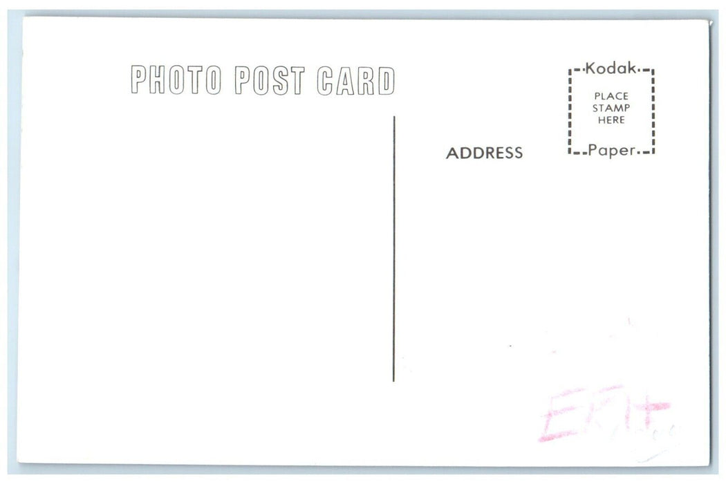 c1960 Sac City  Iowa Exterior Railroad Train Depot Station RPPC Photo Postcard