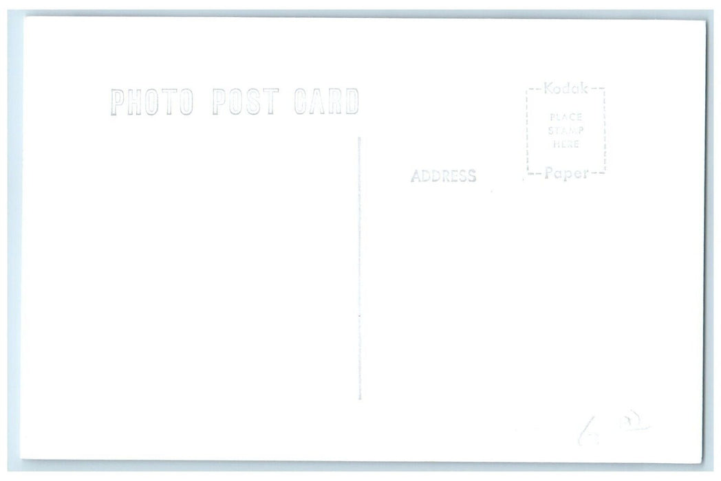 1956 Cri&p Depot Postville Iowa Railroad Train Depot Station RPPC Photo Postcard