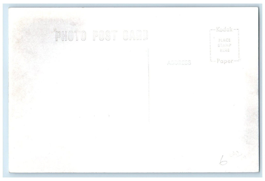 c1963 CMStP&P Collins Iowa IA Railroad Train Depot Station RPPC Photo Postcard