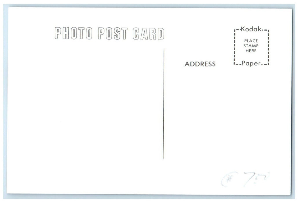 c1960 CBQ Depot Conway Iowa IA Railroad Train Depot Station RPPC Photo Postcard