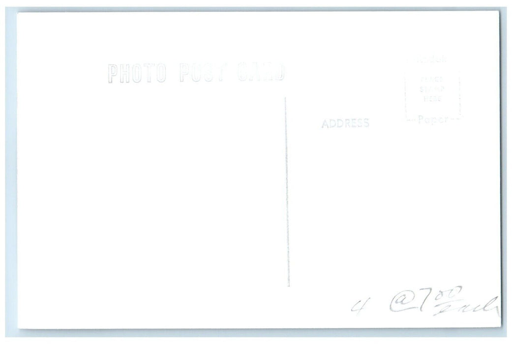 c1963 CB&P Depot Pulaski Iowa Railroad Train Depot Station RPPC Photo Postcard