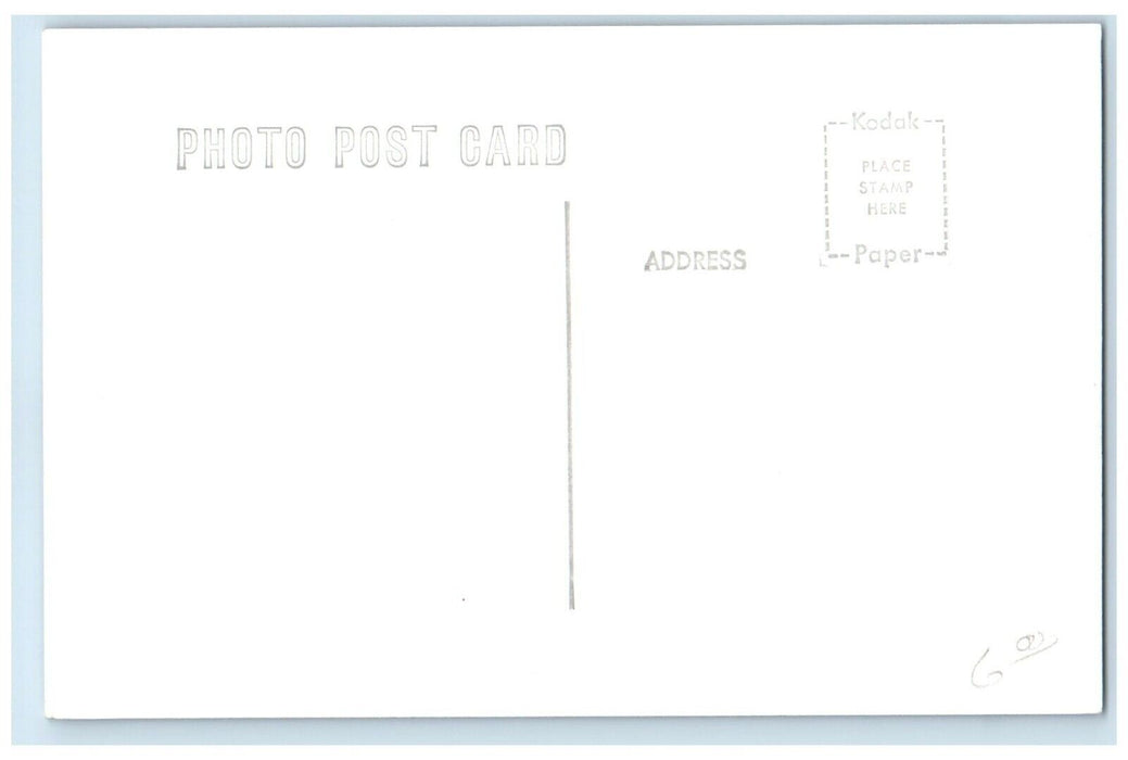 c1953 Cri&p Wabash Belknap Iowa Railroad Train Depot Station RPPC Photo Postcard