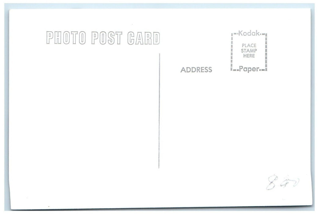 c1960 Crip Depot Bode Iowa IA Railroad Train Depot Station RPPC Photo Postcard