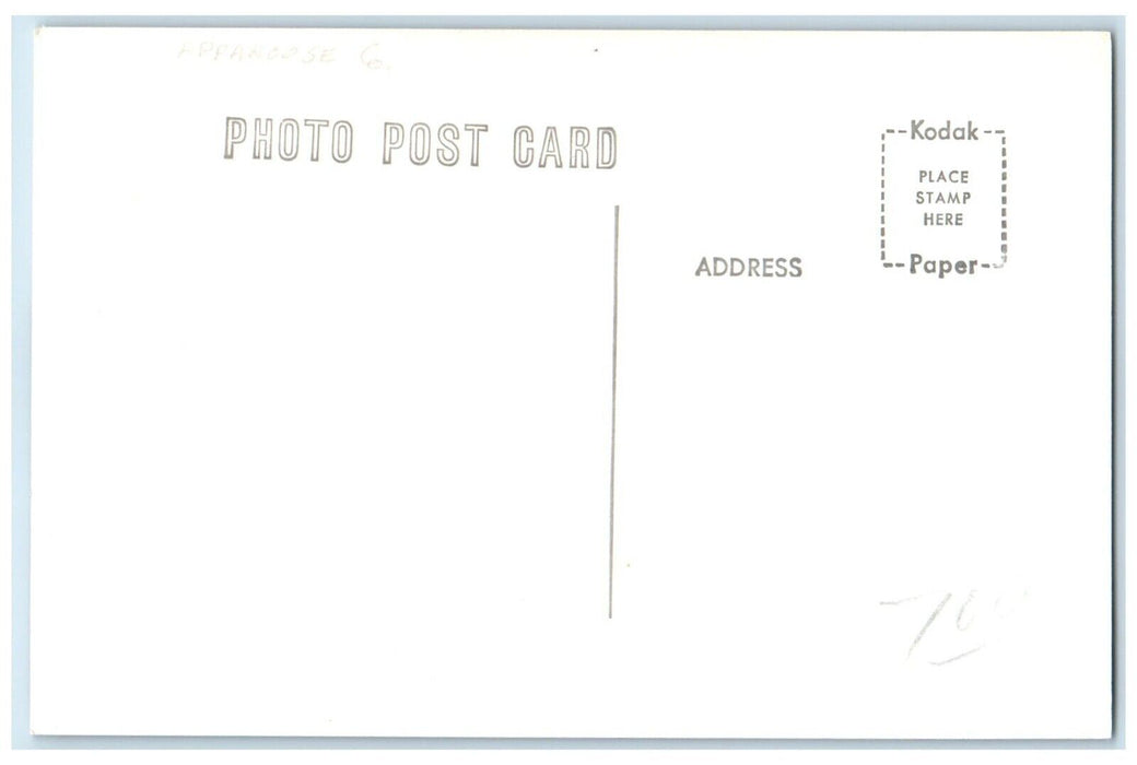 c1953 CB&P Depot Shannon Iowa Railroad Train Depot Station RPPC Photo Postcard