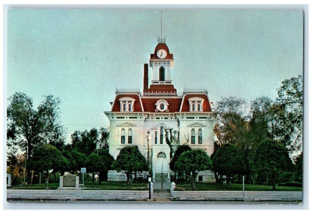 1972 Court House Chase County Building Cottonwood Falls Kansas KS Postcard