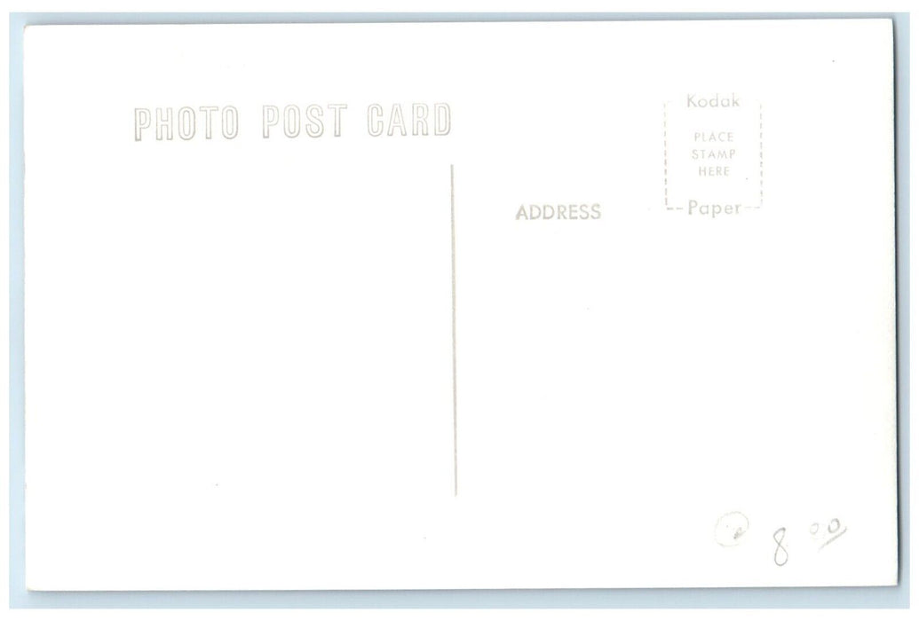 c1979 MILW Depot New Albin Iowa Railroad Train Depot Station RPPC Photo Postcard