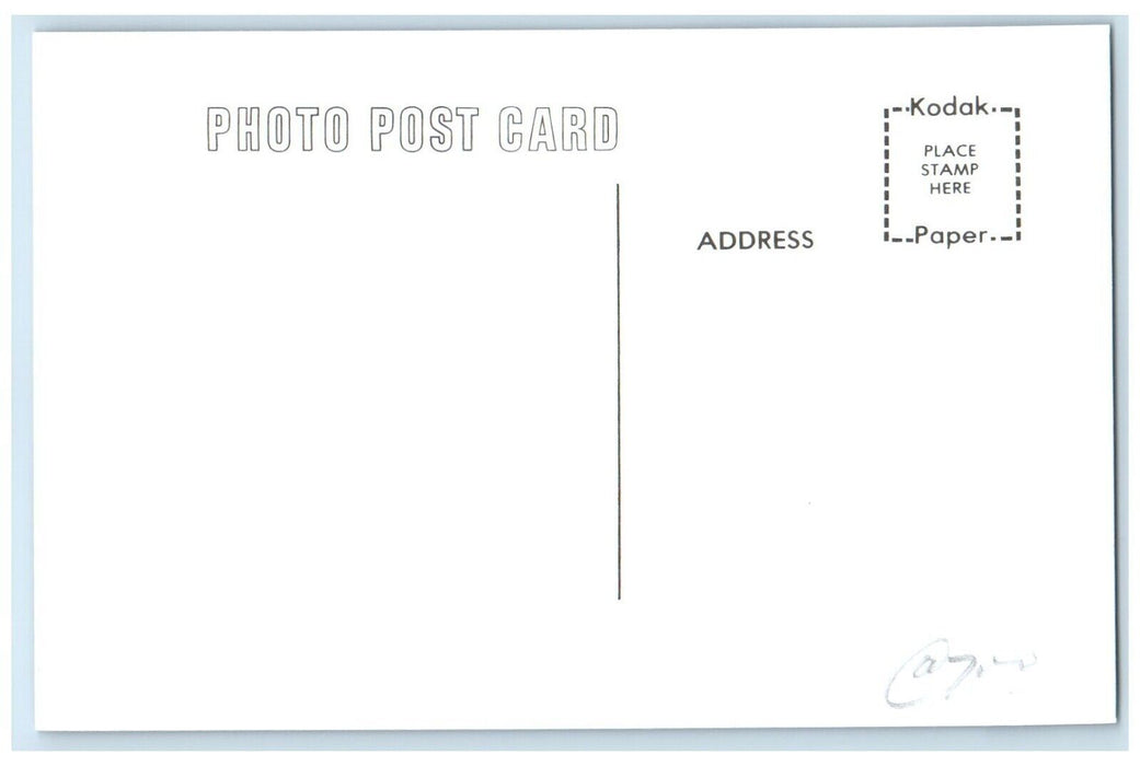 c1960 IC Depot Knierim Iowa IA Railroad Train Depot Station RPPC Photo Postcard