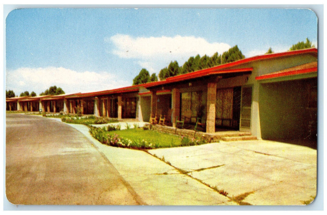 c1950's Campo Mexico Courts Durango Dgo. Mexico Posted Vintage Postcard