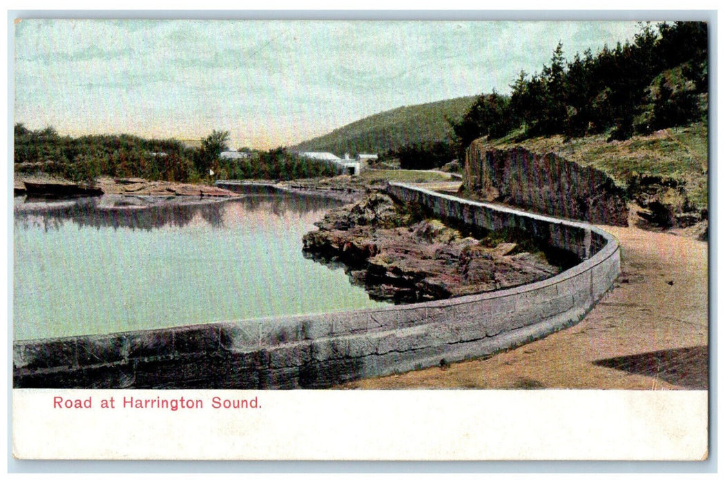 c1905 Road River View at Harrington Sound Bermuda Unposted Postcard