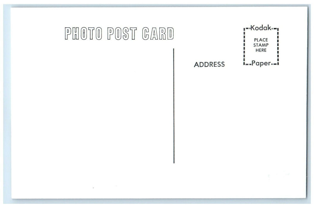 c1960's Wolsey Iowa IA Railroad Exterior Train Depot Station RPPC Photo Postcard