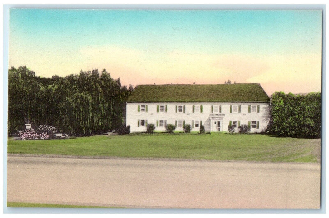 c1940 Exterior View Willows Hotel Restaurant Lancaster Pennsylvania PA Postcard