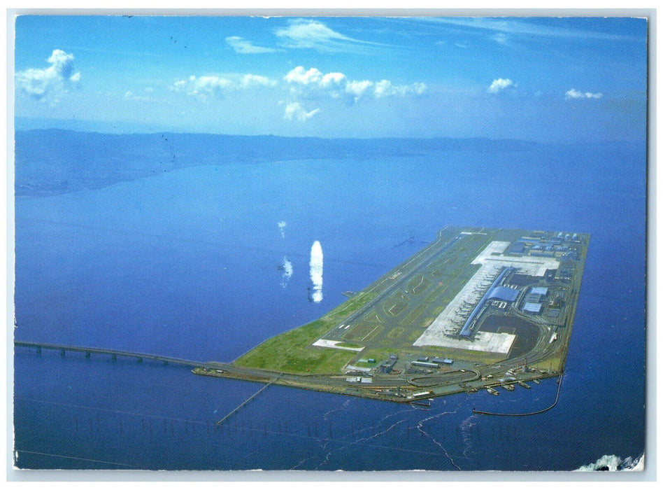 1997 Kansai International Airport Kansai Region Japan Posted Antique Postcard