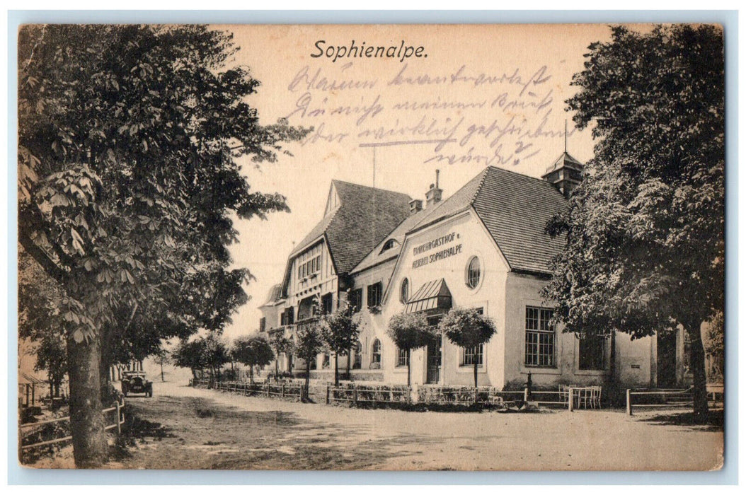 1926 Hotel-Restaurant Sophienalpe Vienna Austria Posted Vintage Postcard