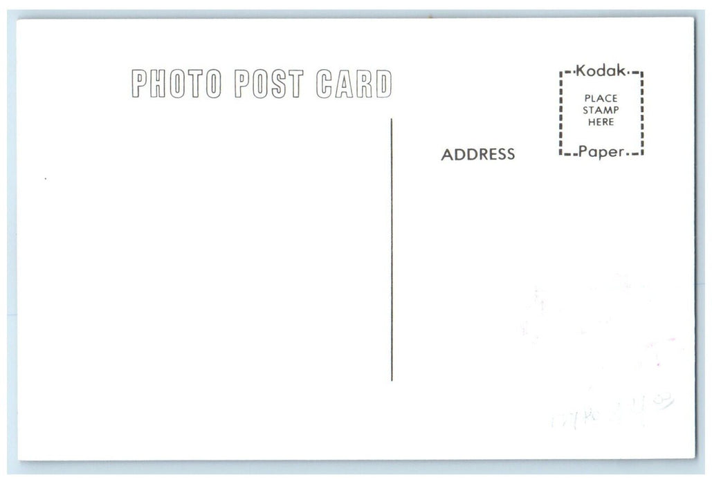 c1960 Rock-Island Columbus Junction Iowa Train Depot Station RPPC Photo Postcard
