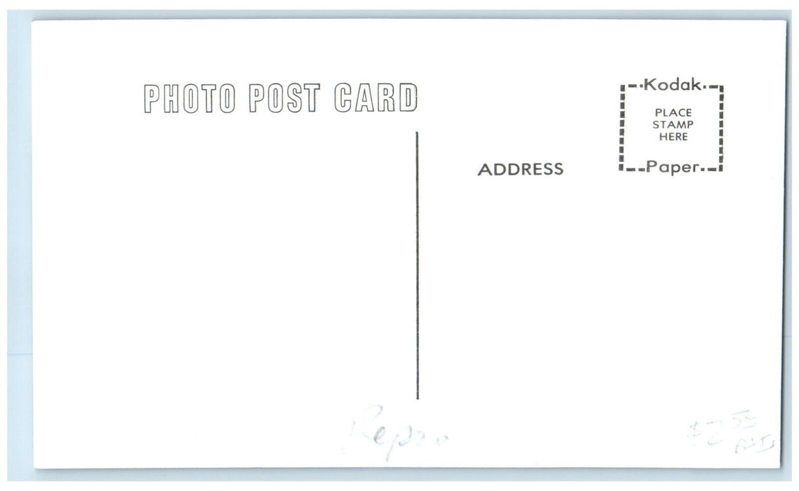 c1960's CNW RR Gifford Iowa IA Exterior Train Depot Station RPPC Photo Postcard