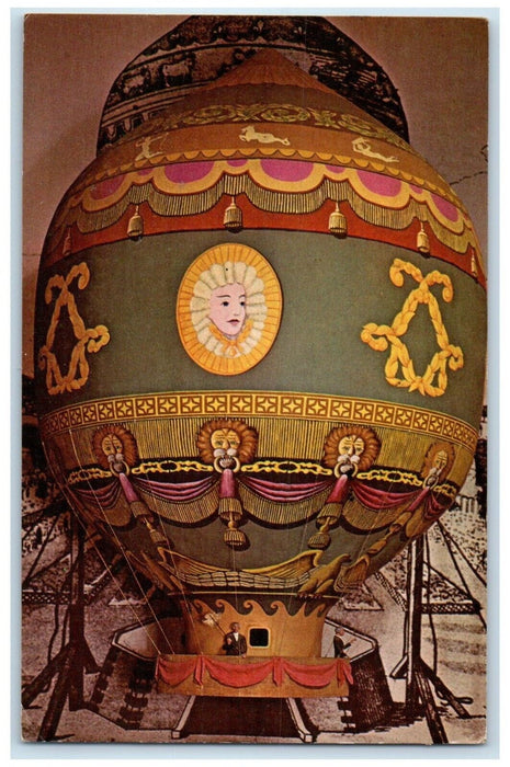 1873 The Montgolfier Balloon First Woman Ascent US Postal Service Postcard