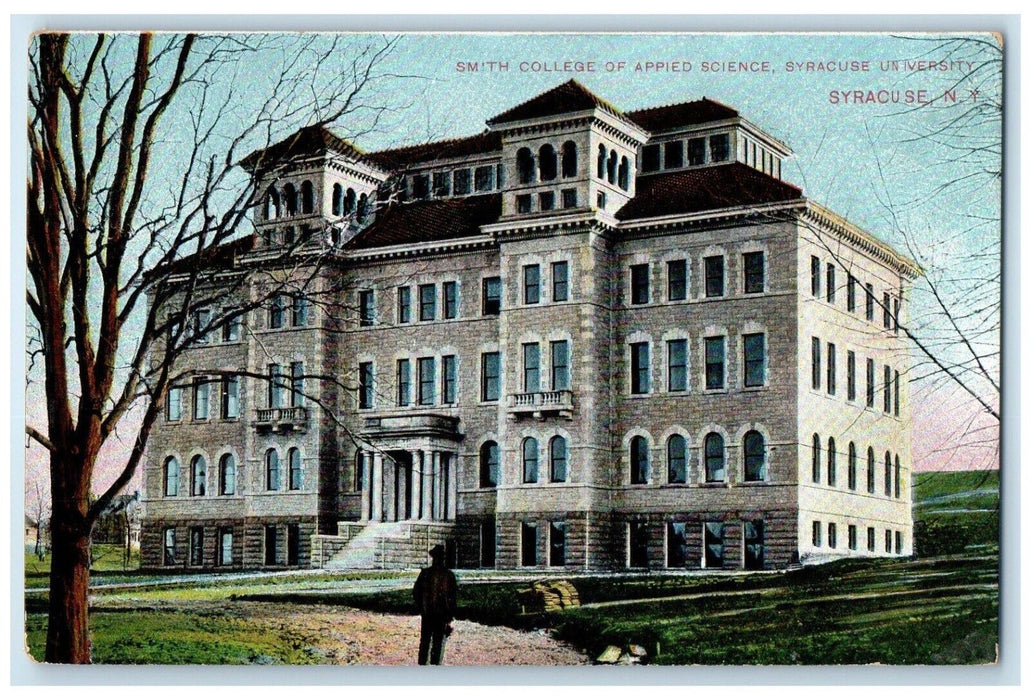 c1910s Smith College Of Applied Science Syracuse University Syracuse NY Postcard