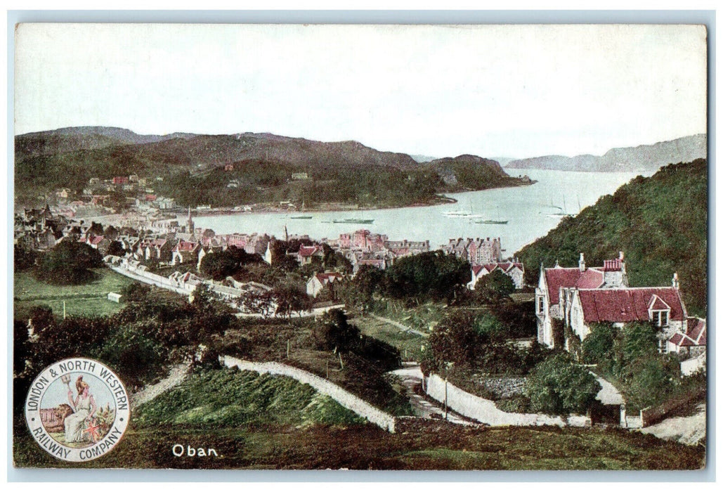 c1910 Oban Scotland London & North Western Railway Company Postcard