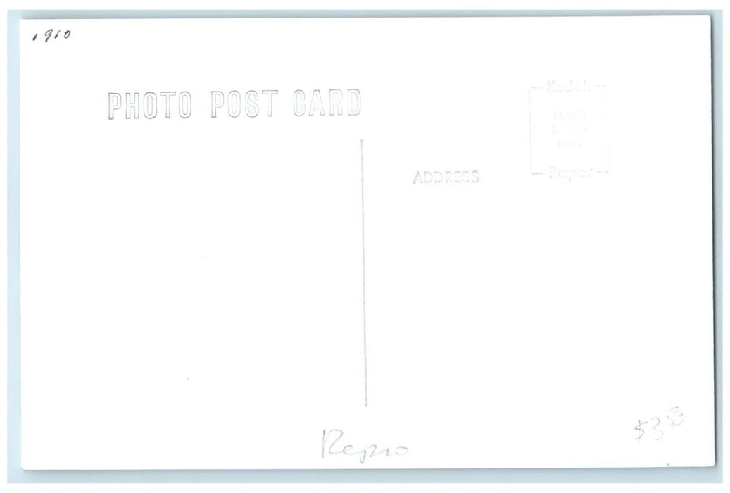 c1960 CRI&P Depot Fruitland Iowa Vintage Train Depot Station RPPC Photo Postcard